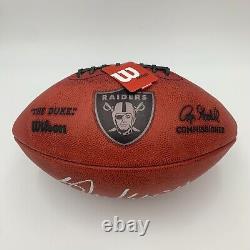 BO JACKSON signed/autographed OAKLAND RAIDERS Metallic Duke Football BAS