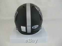 BO JACKSON signed/autographed OAKLAND RAIDERS Speed BLAZE Mini Helmet Beckett