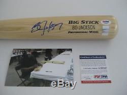 BO JACKSON signed/autographed Rawlings BIG STICK MLB Baseball Bat ROYALS PSA