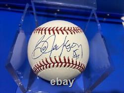 BO JACKSON signed baseball White Sox Kansas City Royals Raiders autographed NICE