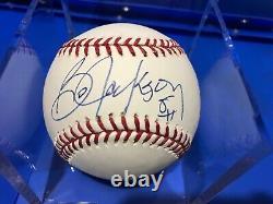 BO JACKSON signed baseball White Sox Kansas City Royals Raiders autographed NICE