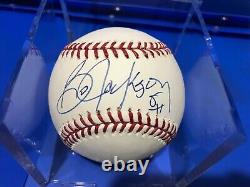 BO JACKSON signed baseball White Sox Kansas City Royals Raiders autographed NICE