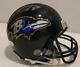 Baltimore Ravens Lamar Jackson Signed Mini Helmet Auto JSA James Spence COA