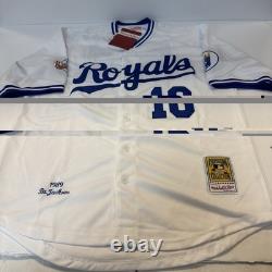 Bo Jackson #16 Signed KC Royals White Mitchell & Ness Jersey & Beckett His Holo