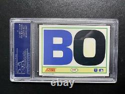 Bo Jackson 1990 Score #697 Signed AUTO Bo Knows RARE PSA/DNA