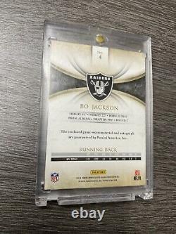 Bo Jackson 2014 Immaculate 3 Color Patch Auto /25 HOF Raiders WOW