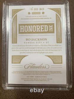Bo Jackson 2021 Panini Flawless Autograph /5 Auto On Card SSP Royals Honored Ink
