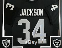 Bo Jackson #34, Los Angeles Raiders, Autographed, Framed Jersey, Jsa/coa