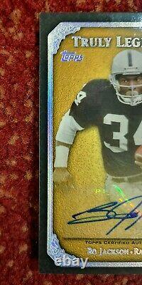 Bo Jackson Auto Beautiful 2013 Topps Truly Legendary # out of 20 Autographed