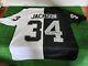 Bo Jackson Autograph Signed Raiders Custom XL Split Jersey Beckett Coa