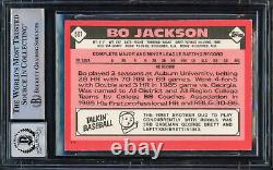 Bo Jackson Autographed 1986 Topps Traded Rc Royals Gem 10 Auto Beckett 211042