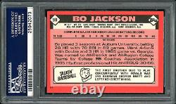 Bo Jackson Autographed 1986 Topps Traded Rookie Card #50T PSA/DNA #25942073