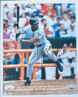 Bo Jackson Autographed 8X10 MLB Photo with Two signed Cards