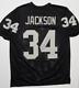 Bo Jackson Autographed Black Pro Style Jersey Beckett Authenticated