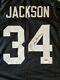 Bo Jackson Autographed Black and Silver Raiders Jersey JSA Certified