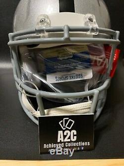 Bo Jackson Autographed FULL Size Authentic SpeedPro Helmet Radtke COA LA Raiders