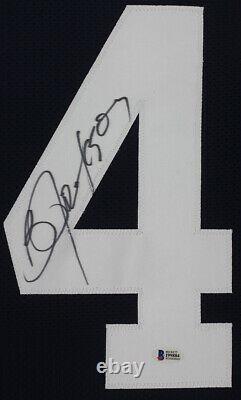 Bo Jackson Autographed & Framed Blue Auburn Jersey Beckett COA D15