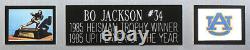 Bo Jackson Autographed & Framed Blue Auburn Jersey Beckett COA D15
