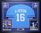 Bo Jackson Autographed & Framed Blue Royals Jersey Auto Beckett COA (D1-L)