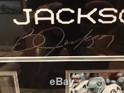 Bo Jackson Autographed Framed Tecmo Bowl 16x20 Photo Raiders Beckett & GTSM