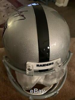 Bo Jackson Autographed Full Size Helmet Raiders Steiner COA