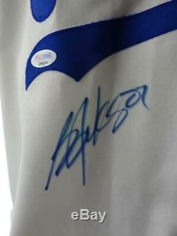 Bo Jackson Autographed Game Issued Kansas City Royals Jersey PSA/DNA D96044