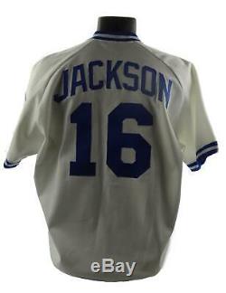 Bo Jackson Autographed Game Issued Kansas City Royals Jersey PSA/DNA D96044