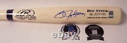Bo Jackson Autographed Hand Signed Adirondack Pro Wood Baseball Bat BAS Becket