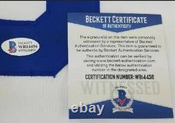 Bo Jackson Autographed Kansas City Royals Custom Baseball Jersey Beckett COA