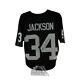 Bo Jackson Autographed Oakland Raiders Custom Black Football Jersey BAS COA