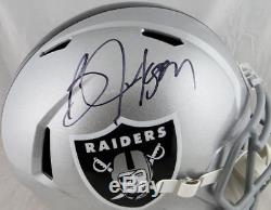 Bo Jackson Autographed Oakland Raiders F/S Speed Helmet- Beckett Authenticated