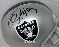 Bo Jackson Autographed Oakland Raiders Full Size Helmet- Beckett Authenticated