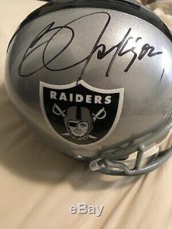 Bo Jackson Autographed Oakland Raiders Full Size Helmet Last Day Buy Now