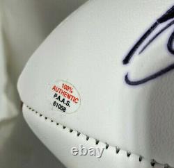 Bo Jackson / Autographed Oakland Raiders Logo White Panel Football / Coa