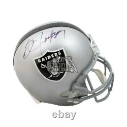 Bo Jackson Autographed Oakland Raiders Replica Full-Size Football Helmet BAS COA