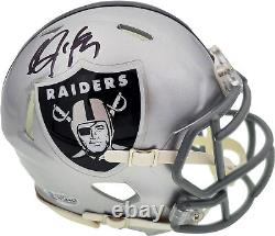 Bo Jackson Autographed Oakland Raiders Speed Mini Helmet Beckett Bas 181089