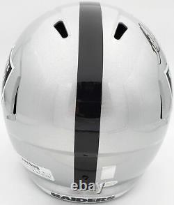 Bo Jackson Autographed Raiders Full Size Speed Replica Helmet Beckett 181087