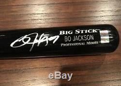 Bo Jackson Autographed Rawlings Big Stick Baseball Bat Royals Witness Beckett