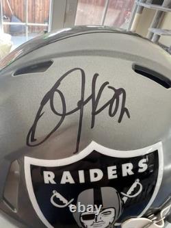 Bo Jackson Autographed Signed Authentic Raiders Flash Full Helmet 3D Beckett
