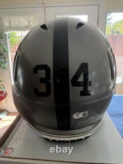 Bo Jackson Autographed Signed Authentic Raiders Flash Full Helmet 3D Beckett