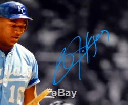 Bo Jackson Autographed Signed Framed 16x20 Photo Royals Bat Break Beckett 155033