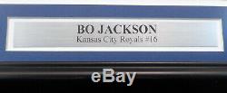 Bo Jackson Autographed Signed Framed 16x20 Photo Royals Bat Break Beckett 155033