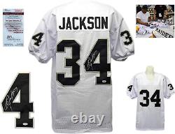 Bo Jackson Autographed Signed Jersey White JSA Authentic