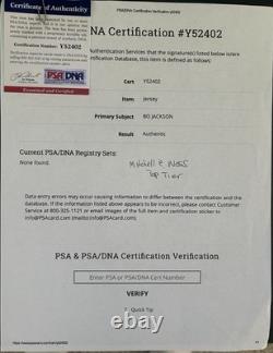 Bo Jackson Autographed Signed KC Royals 1988 M&N Jersey PSA/DNA COA 40 YR Anny