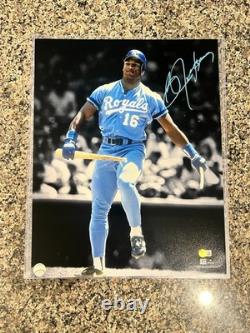 Bo Jackson Autographed/Signed Kansas City Royals Baseball 16x20 Photo Beckett
