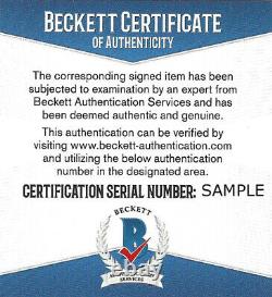 Bo Jackson Autographed Signed NFL Leather Football Raiders Beckett 125133