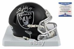 Bo Jackson Autographed Signed Oakland Raiders Blaze Mini Helmet Beckett
