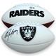 Bo Jackson Autographed Signed Oakland Raiders Logo Football Beckett