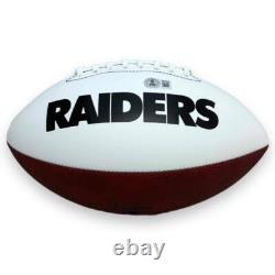 Bo Jackson Autographed Signed Oakland Raiders Logo Football Beckett