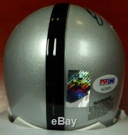 Bo Jackson Autographed Signed Oakland Raiders Mini Helmet Psa/dna 112502